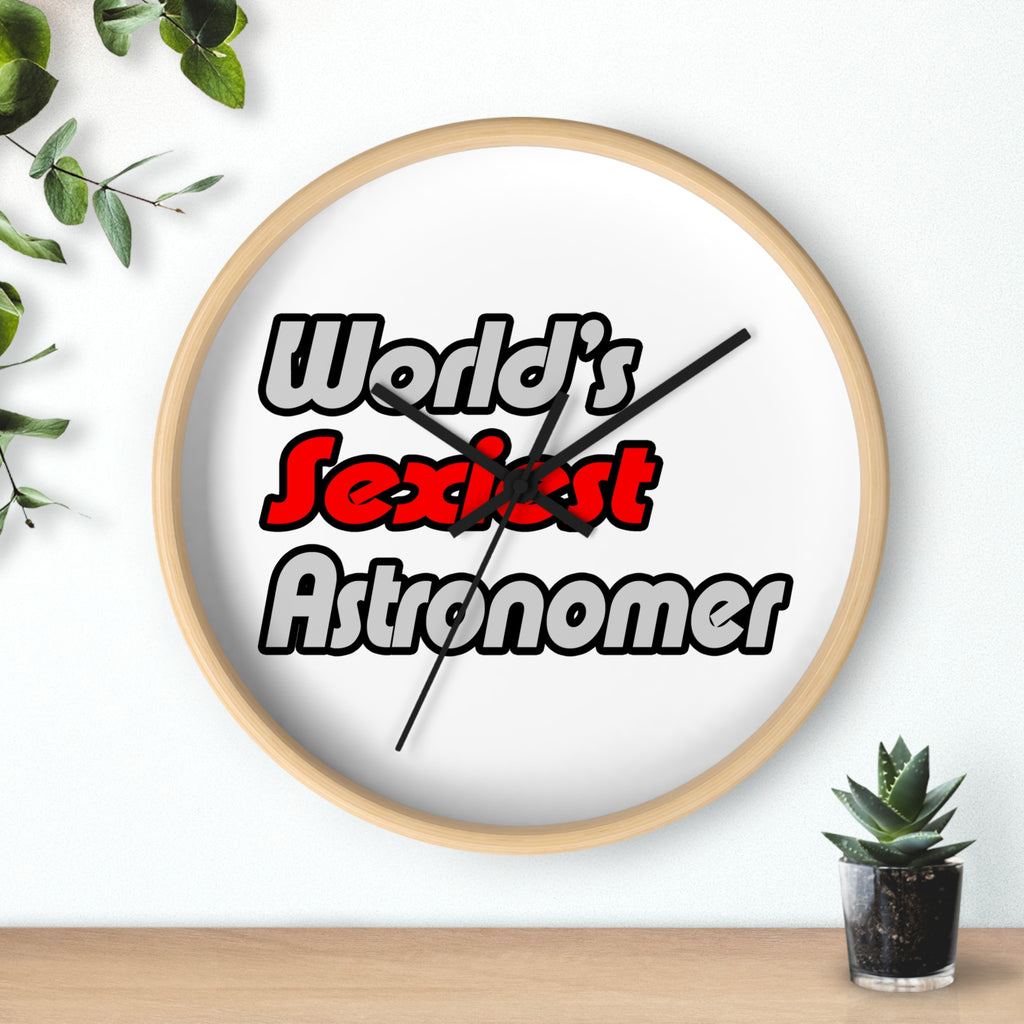 World's Sexiest Astronomer - Wall Clock