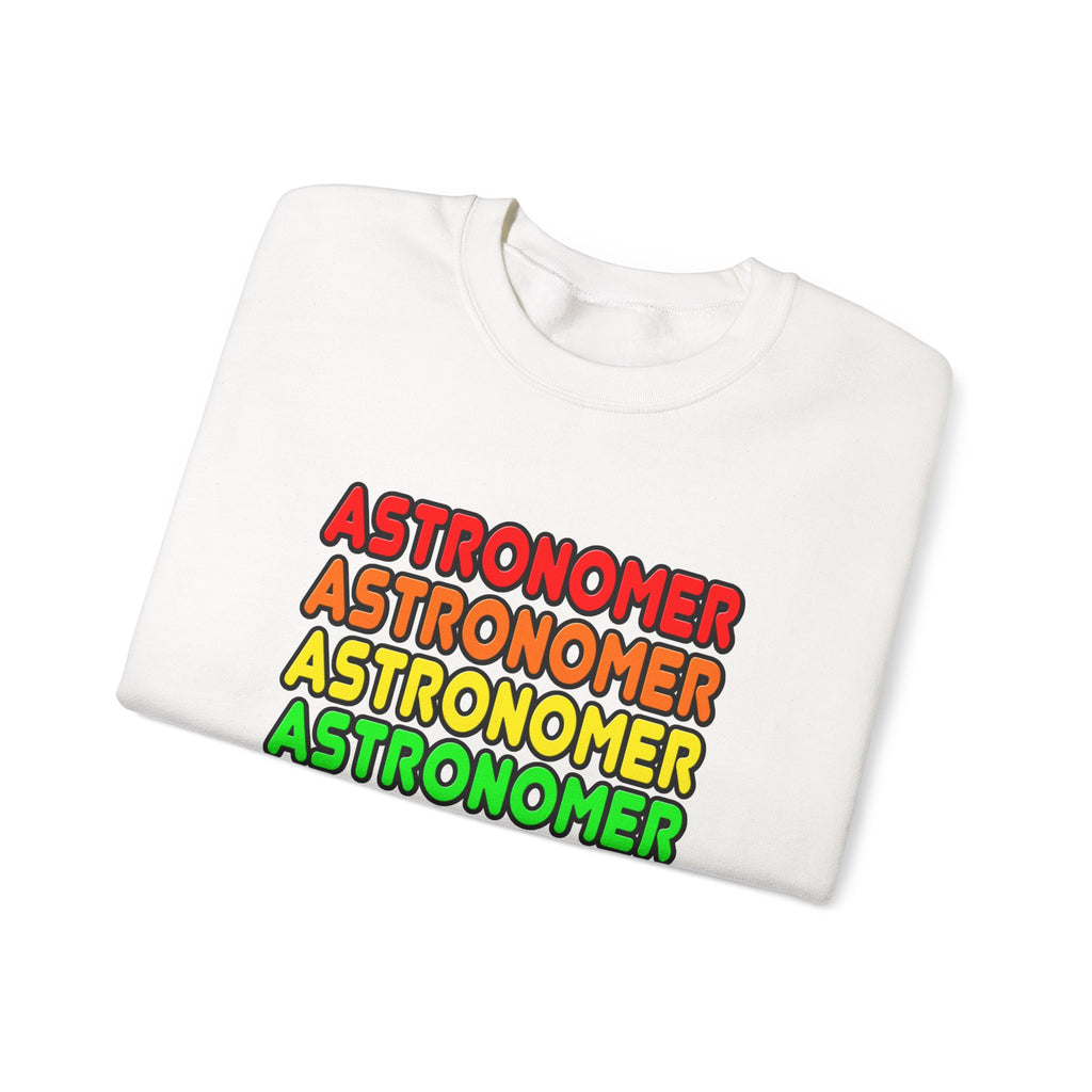 Rainbow Astronomer - Unisex Heavy Blend™ Crewneck Sweatshirt