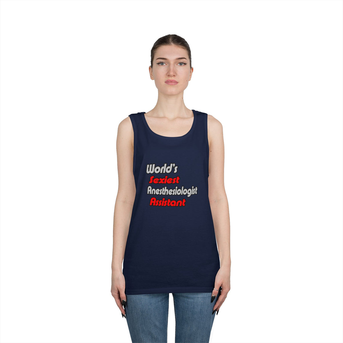 World's Sexiest Anesthesiologist Assistant - Unisex Heavy Cotton Tank Top