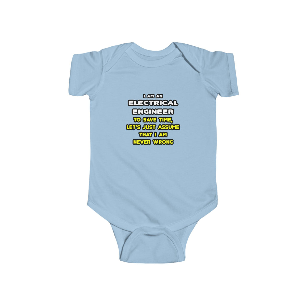 Funny Electrical Engineer T Shirts and Gifts - Infant Fine Jersey Bodysuit