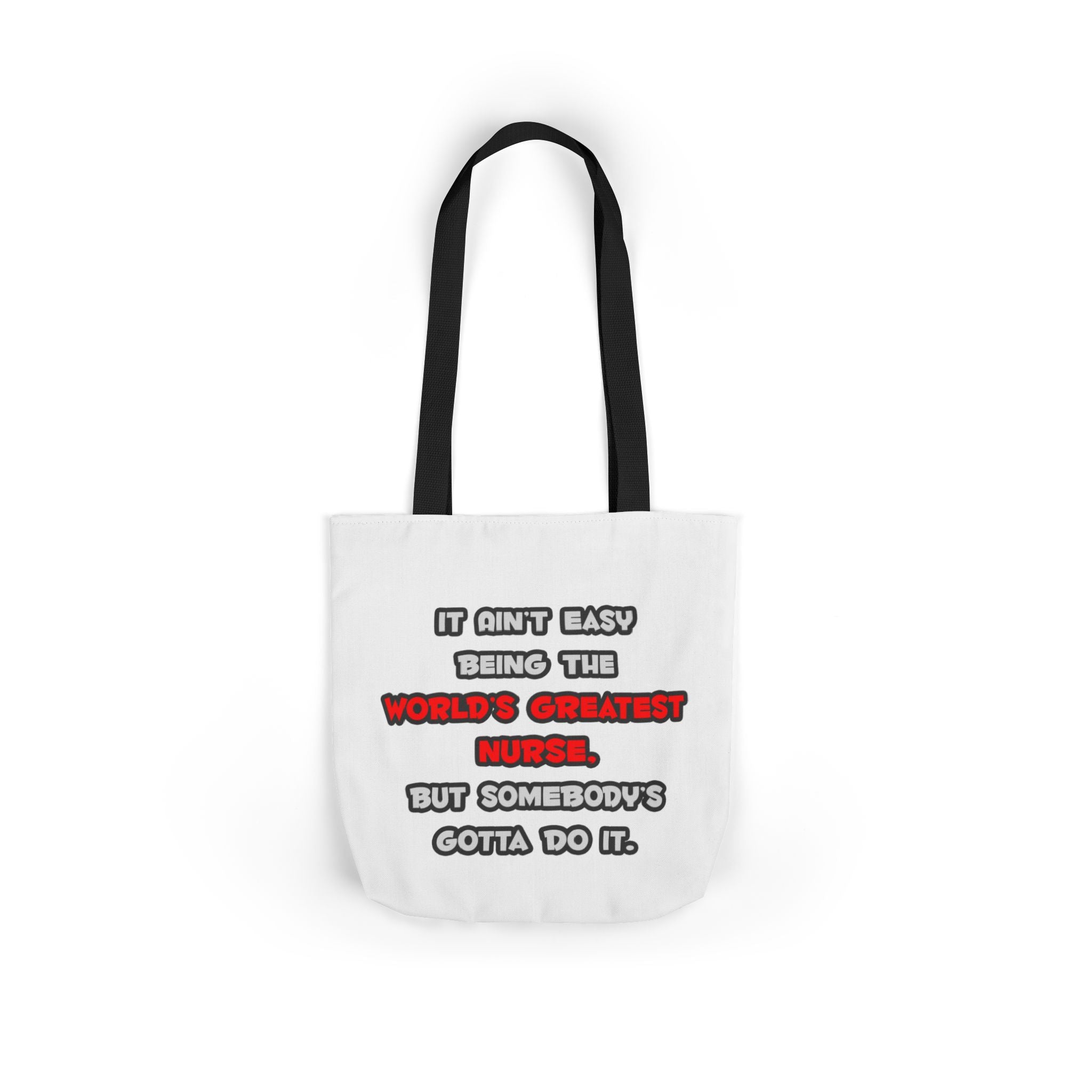 World's Greatest Nurse Joke - Canvas Tote Bag, 5-Color Straps