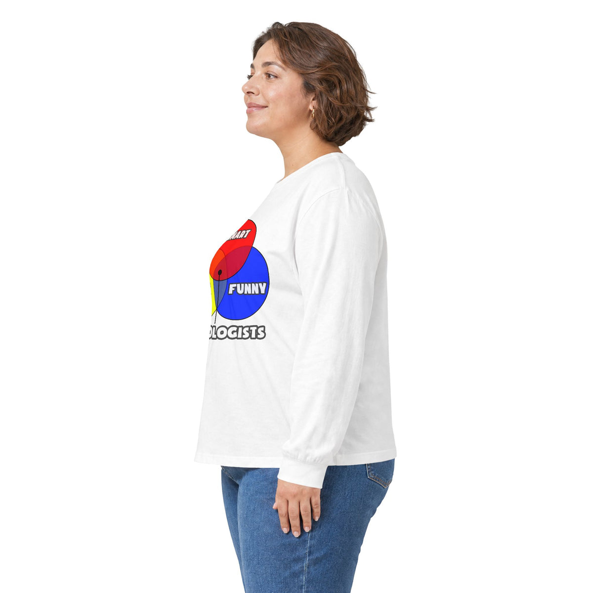 Venn Diagram .. Cardiologists - Unisex Ultra Cotton Long Sleeve Tee