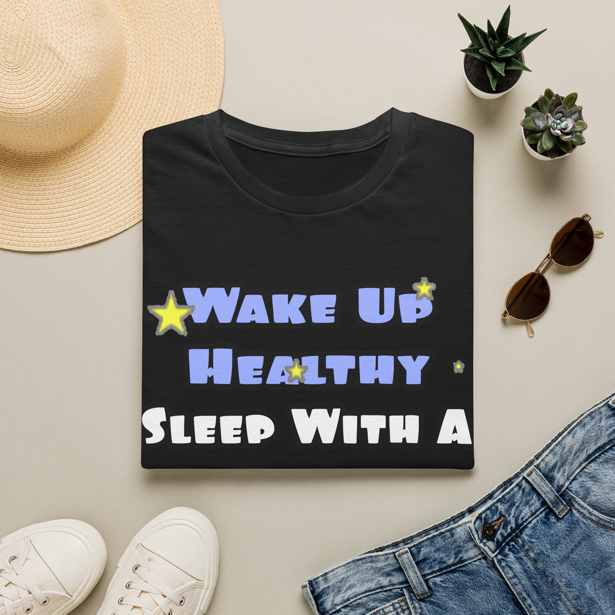 Wake Up Healthy...Sleep With a Nurse Anesthetist - Unisex Softstyle T-Shirt