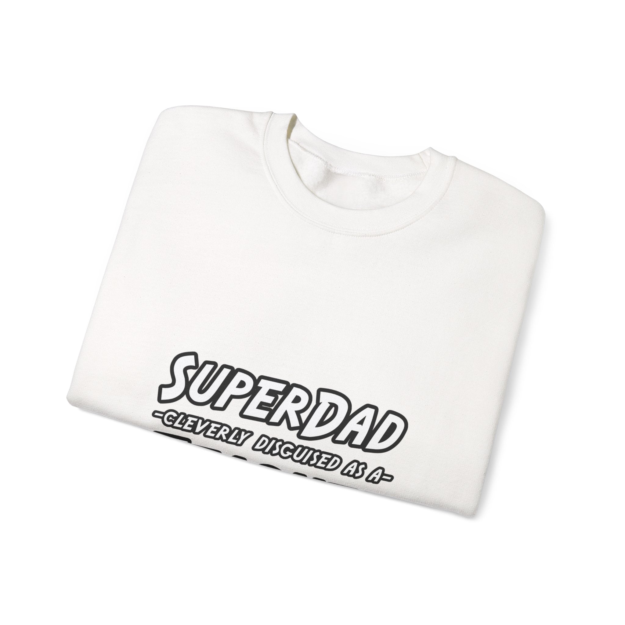 superdad dark teacher - Unisex Heavy Blend™ Crewneck Sweatshirt