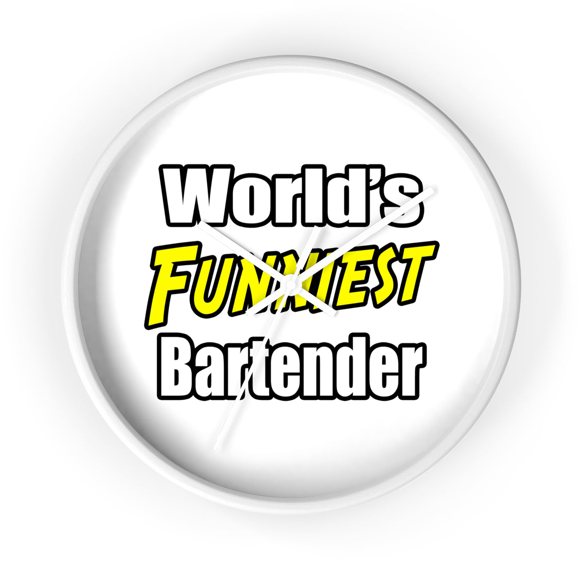World's Funniest Bartender - Wall Clock