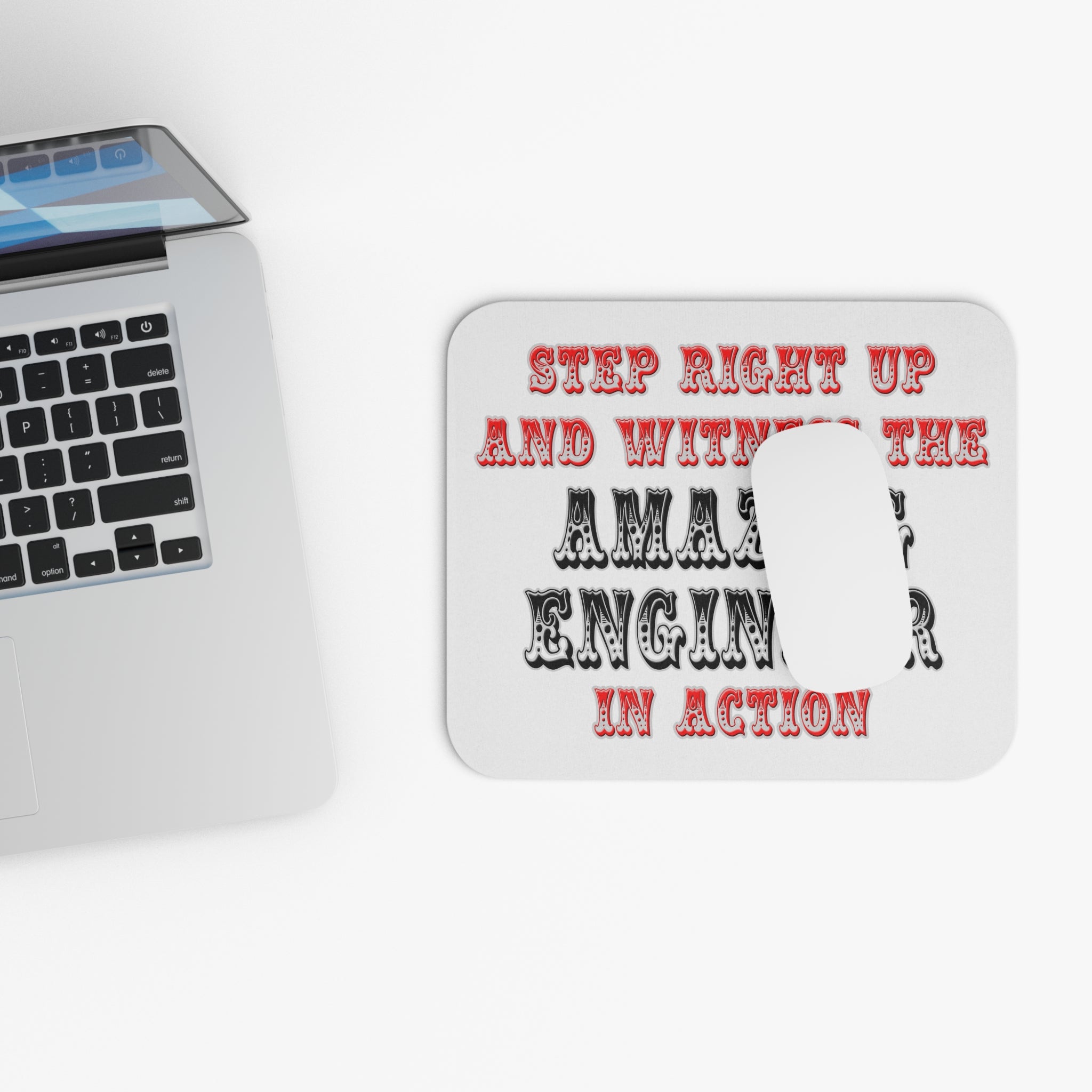Amazing Engineer In Action - Mouse Pad (Rectangle)