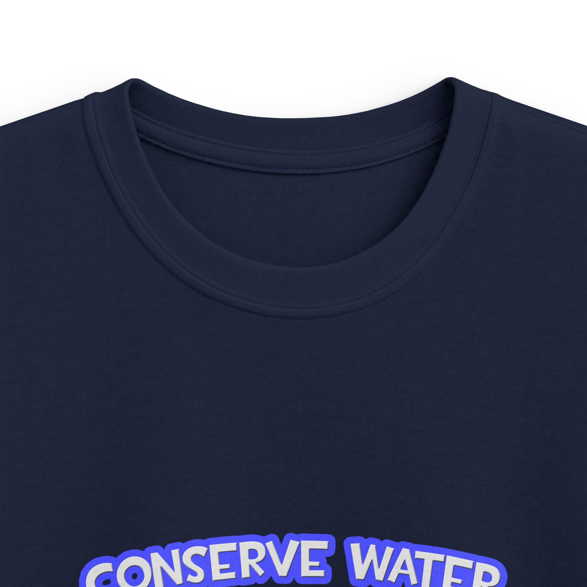 Conserve Water .. Shower With a Teacher - Kids Softstyle Tee