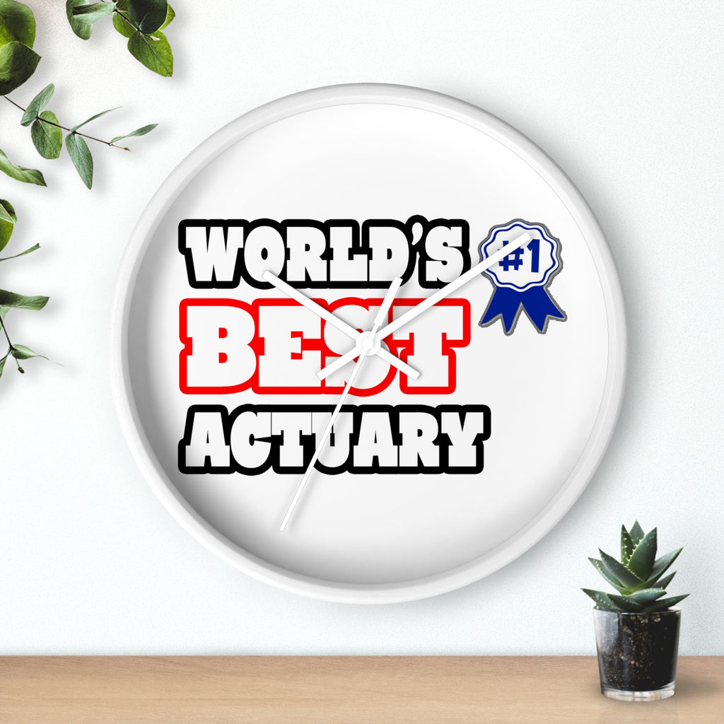 World's Best Actuary - Wall Clock