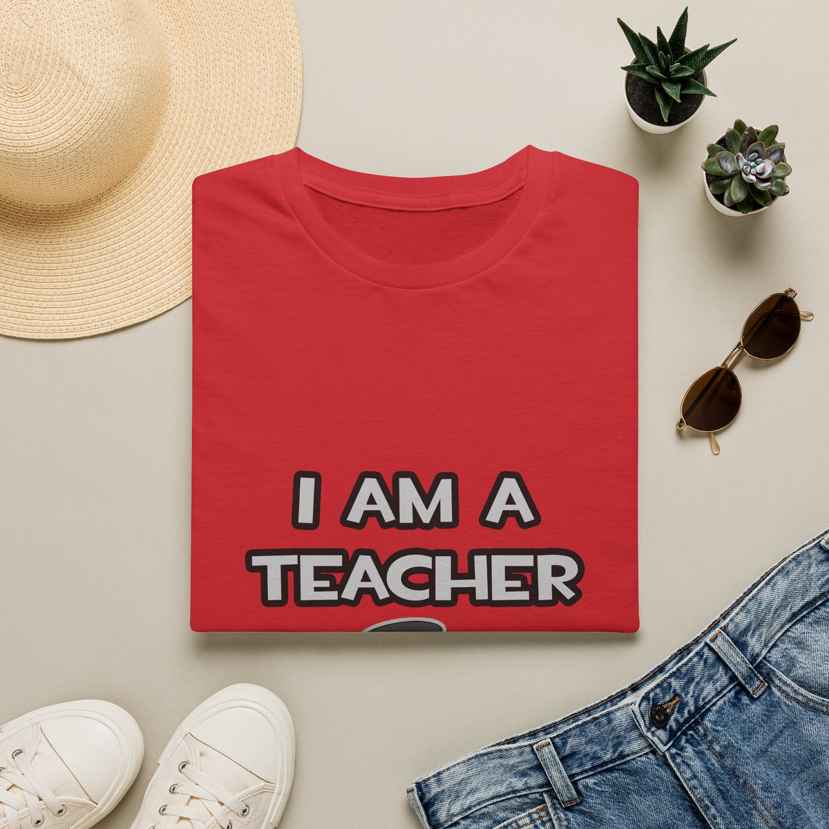 I Am A Teacher ... Not A Magician - Unisex Softstyle T-Shirt