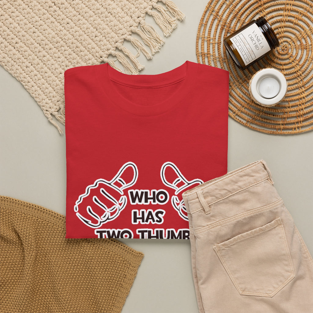 Two Thumbs and Loves Being an Epidemiologist - Unisex Heavy Cotton Tee