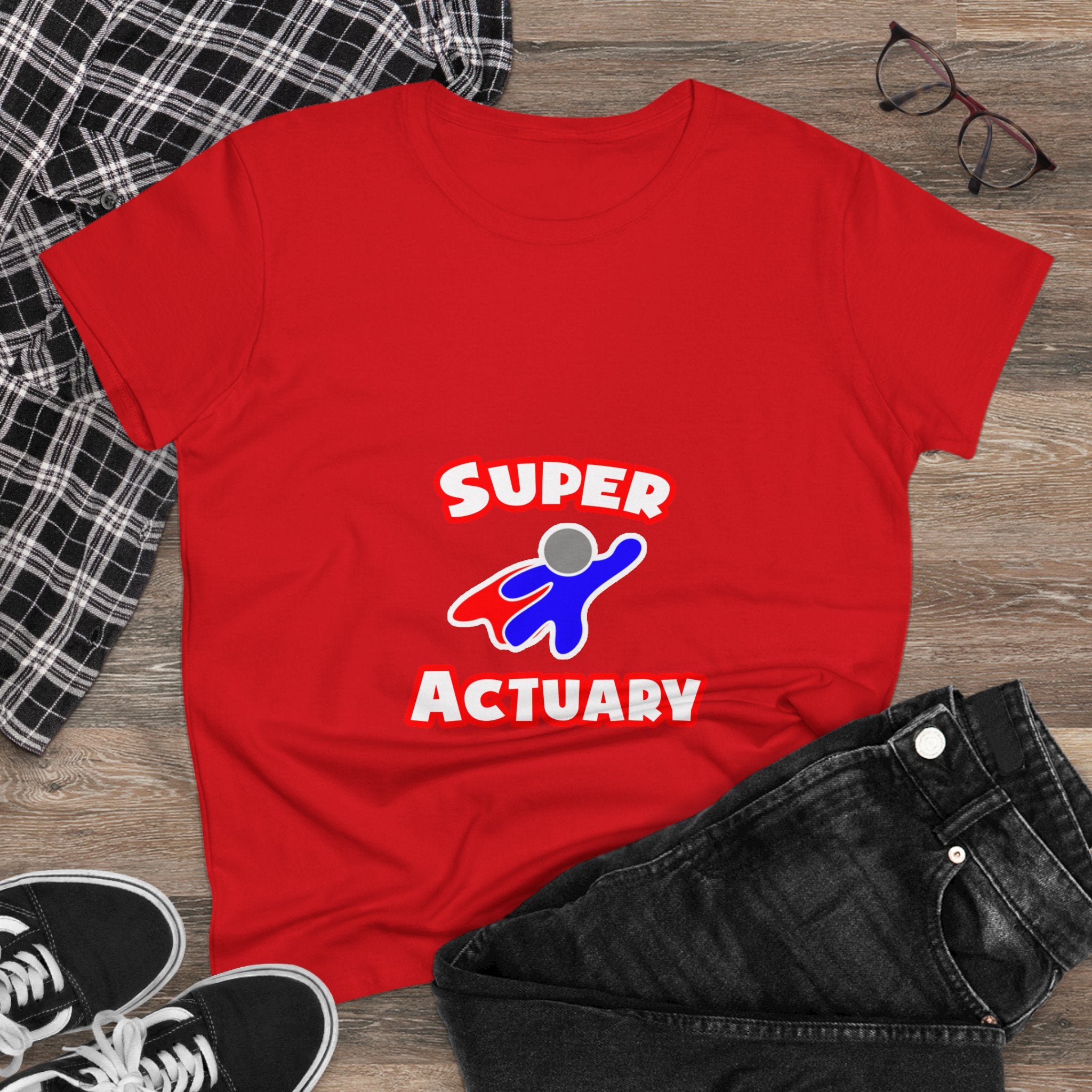 Super Actuary - Women's Midweight Cotton Tee
