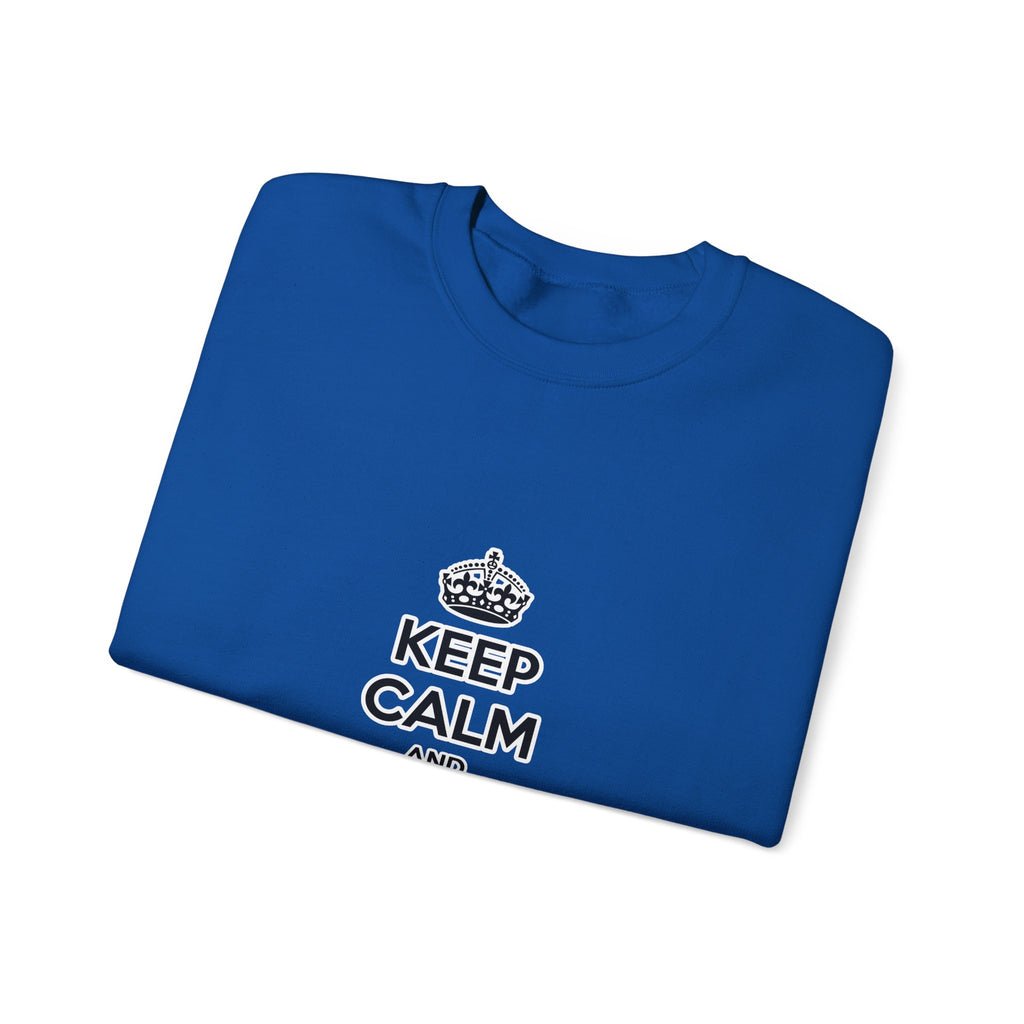 Keep Calm and Call a Nurse - Unisex Heavy Blend™ Crewneck Sweatshirt