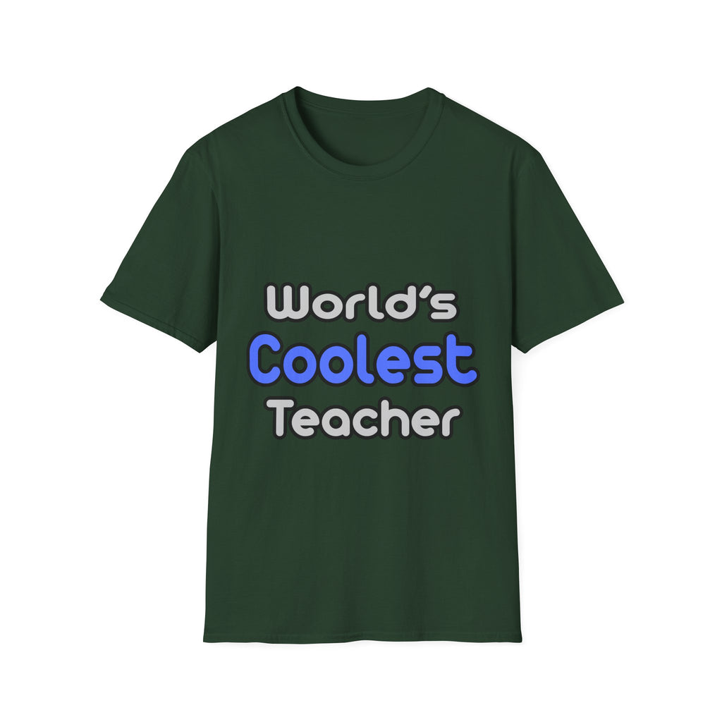 World's Coolest Teacher - Unisex Softstyle T-Shirt