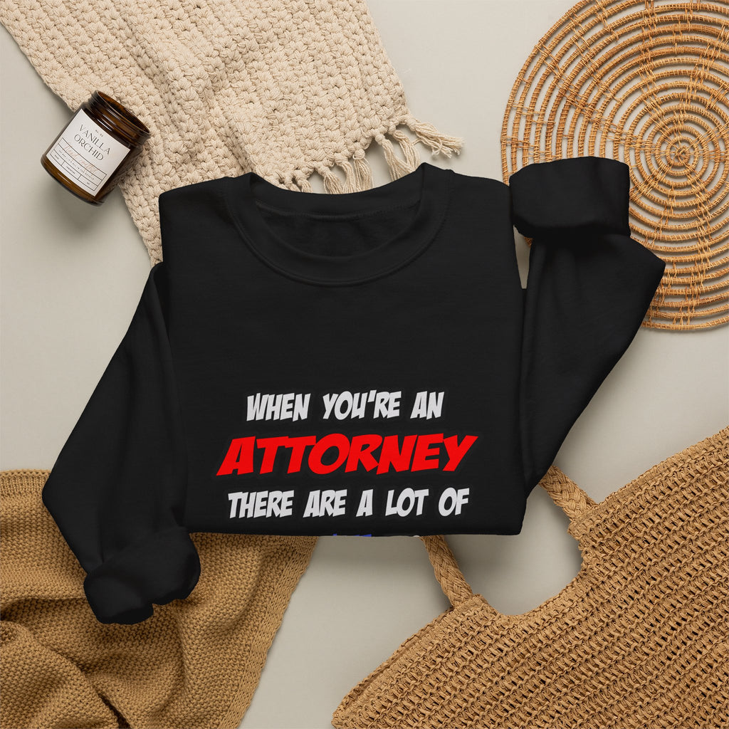 Attorney .. OMG WTF LOL - Unisex Heavy Blend™ Crewneck Sweatshirt