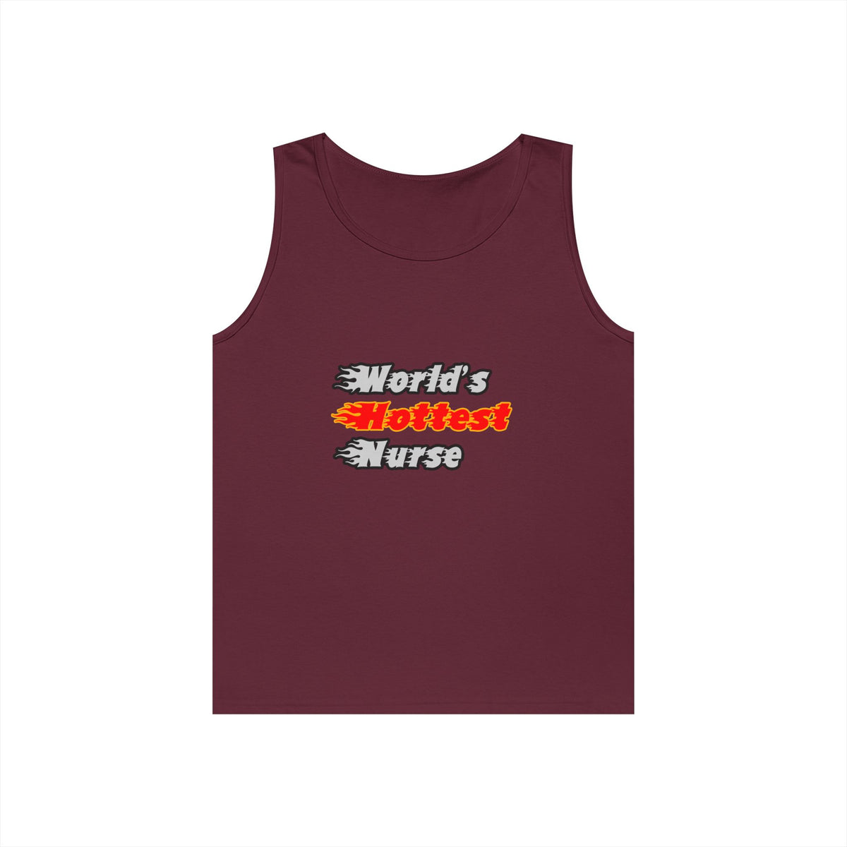 World's Hottest Nurse - Unisex Heavy Cotton Tank Top