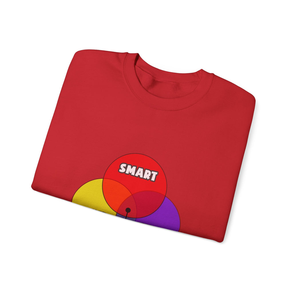 Venn Diagram .. Engineers - Unisex Heavy Blend™ Crewneck Sweatshirt