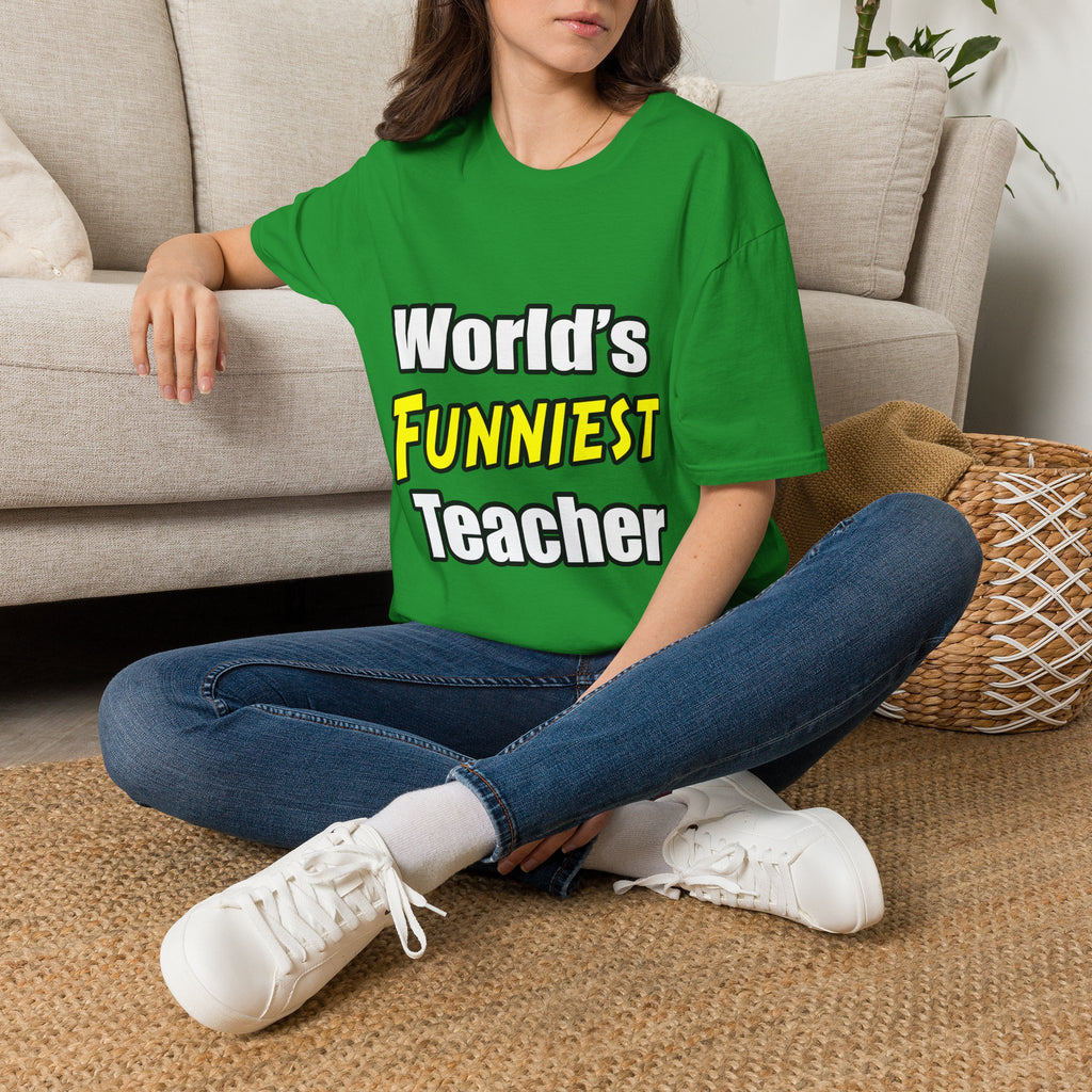 World's Funniest Teacher - Unisex Softstyle T-Shirt