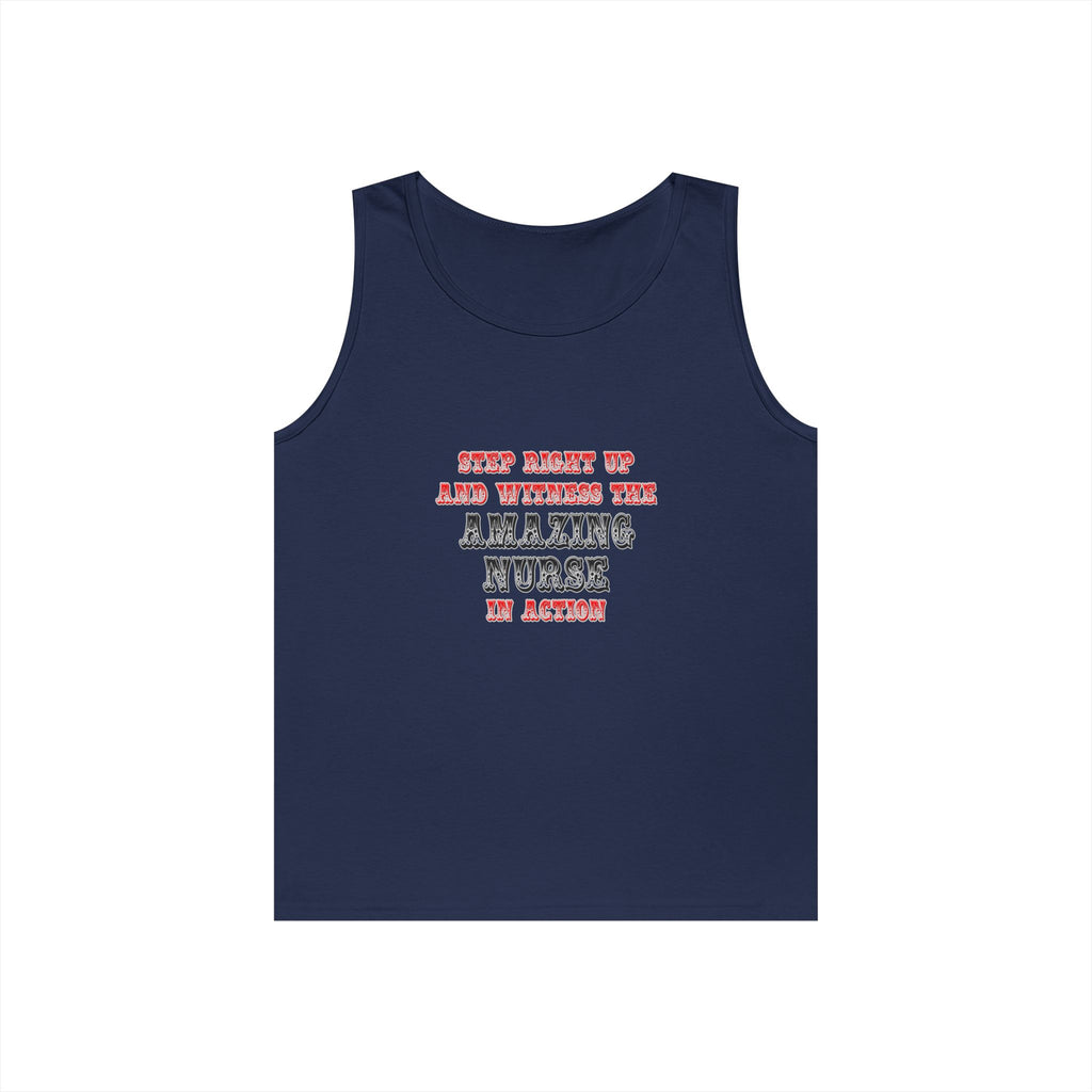 Amazing Nurse In Action - Unisex Heavy Cotton Tank Top