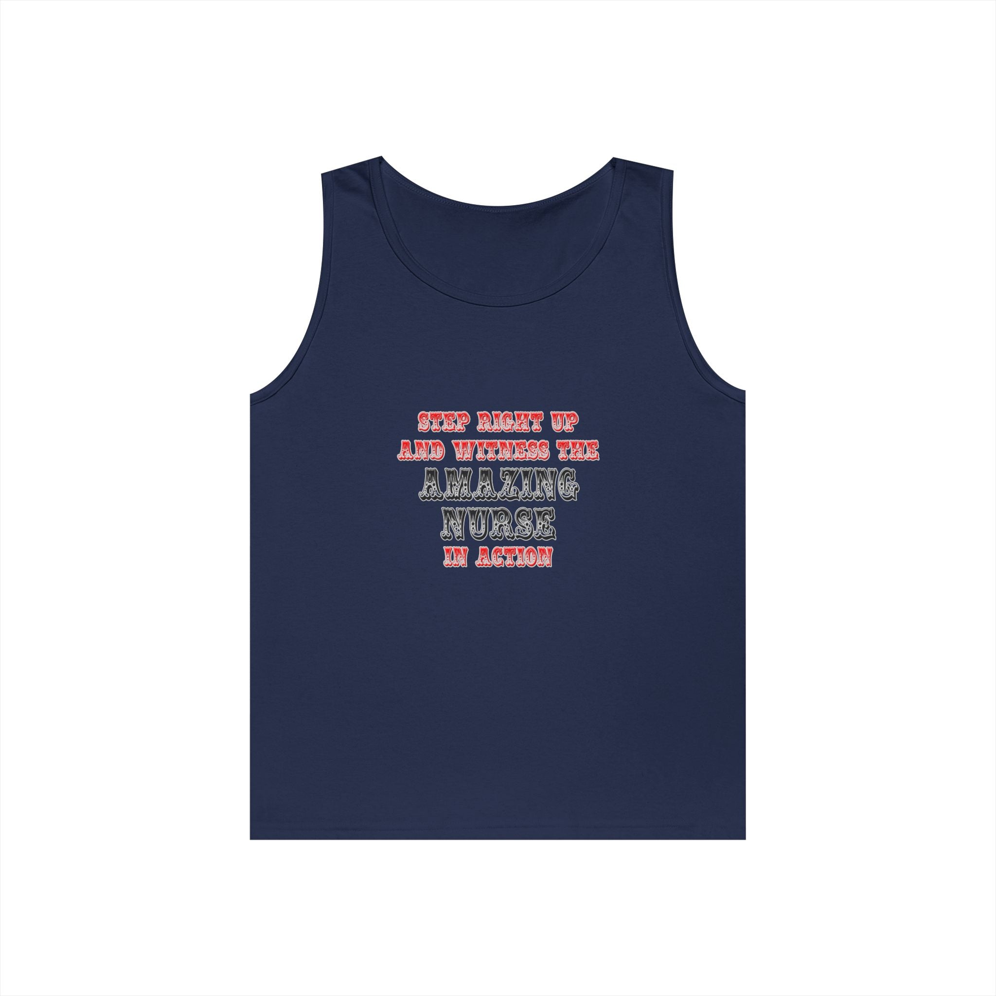 Amazing Nurse In Action - Unisex Heavy Cotton Tank Top