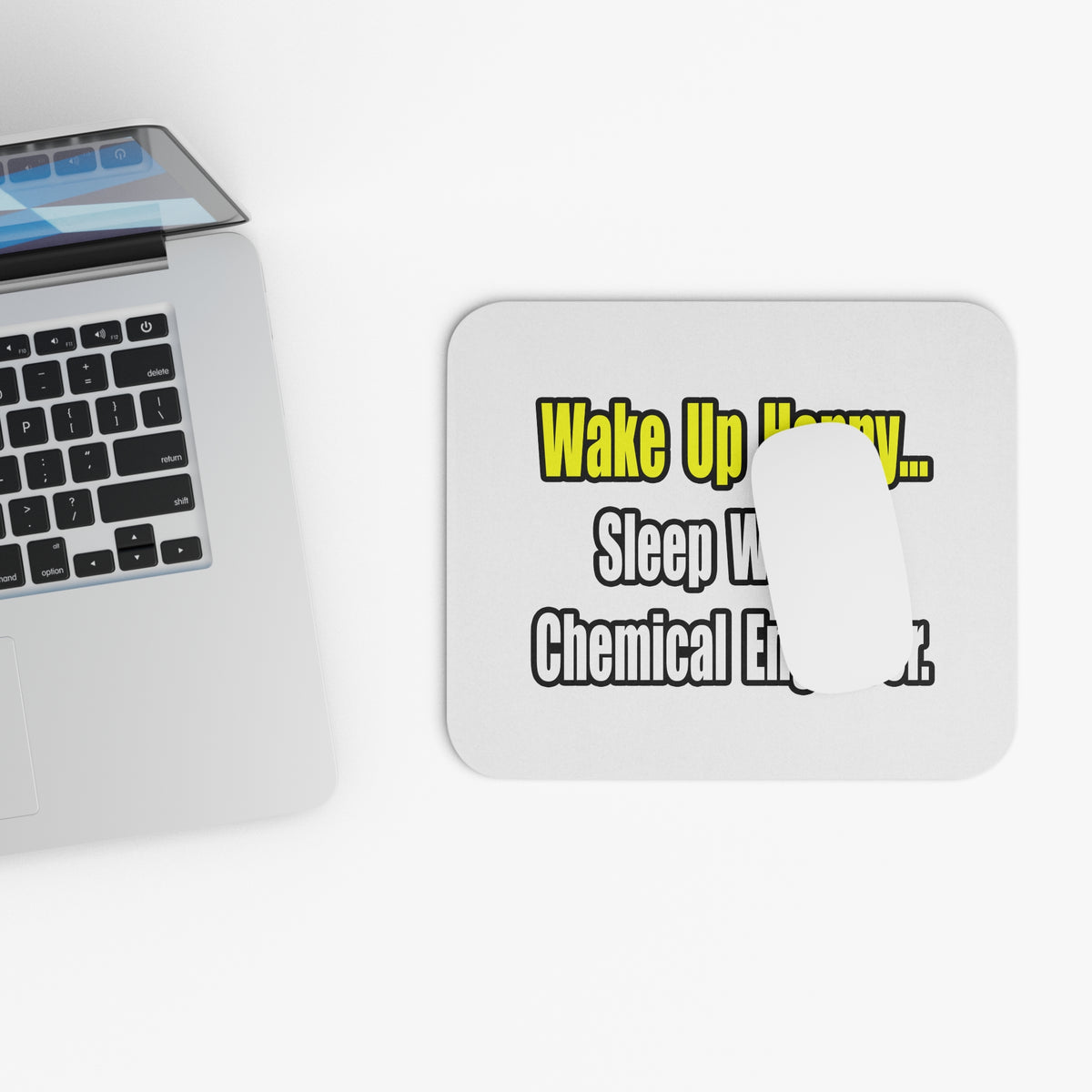 Sleep With a Chemical Engineer - Mouse Pad (Rectangle)
