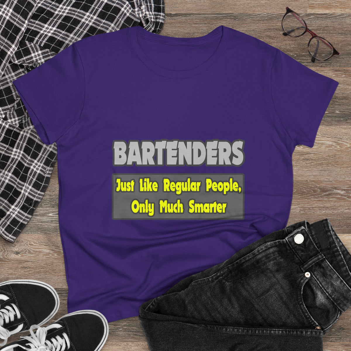 Bartenders...Smarter - Women's Midweight Cotton Tee