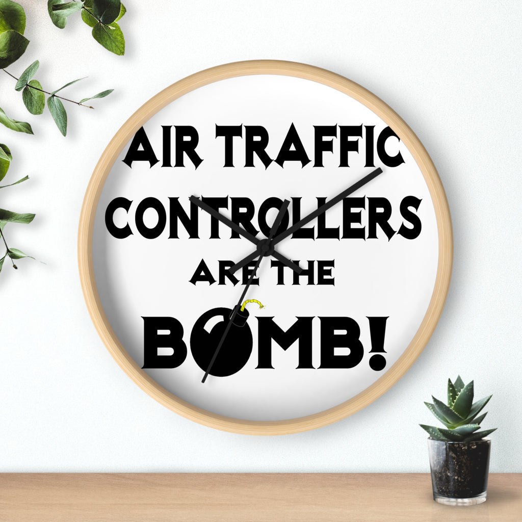 Air Traffic Controllers Are The Bomb! - Wall Clock