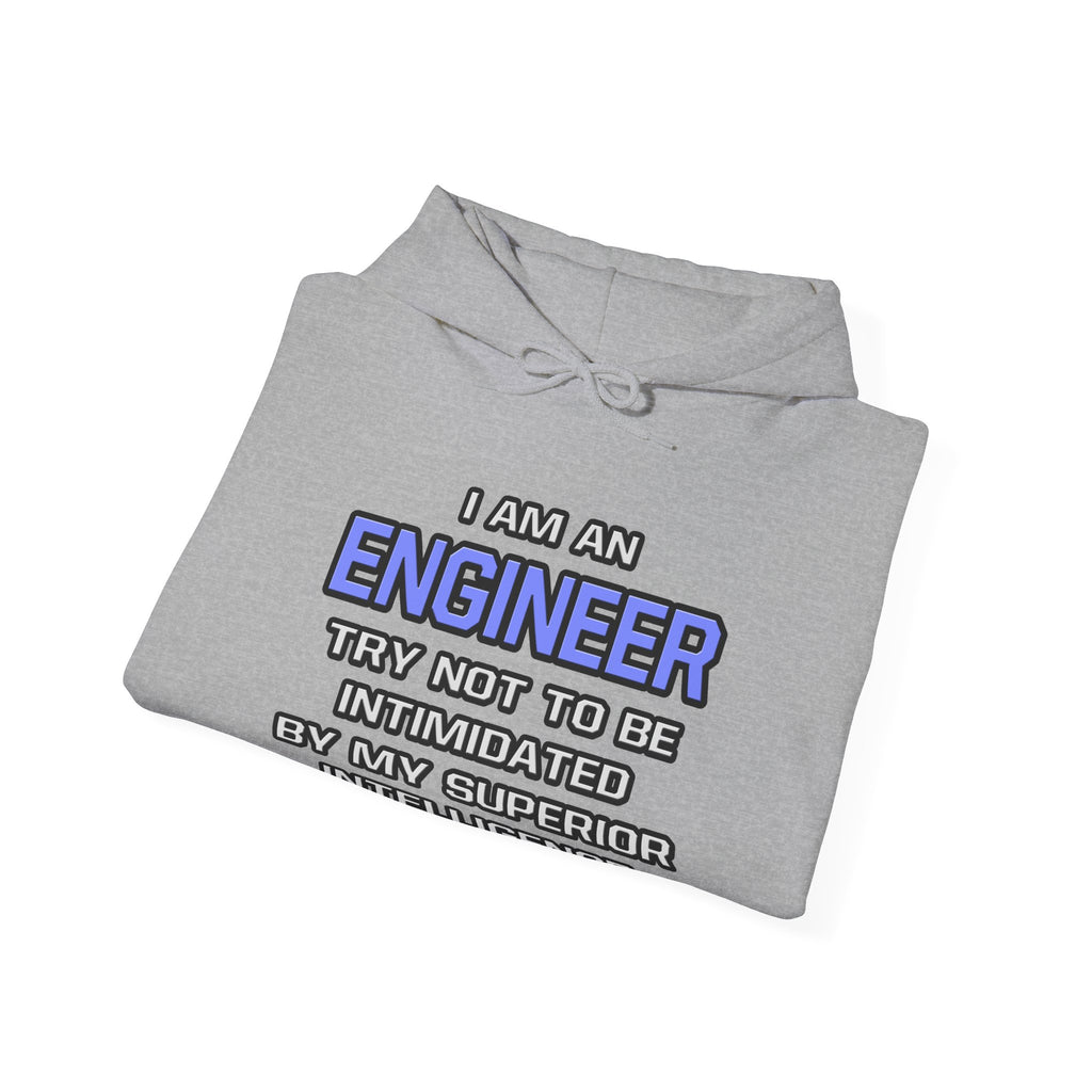Engineer Joke ... Superior Intelligence - Unisex Heavy Blend™ Hooded Sweatshirt