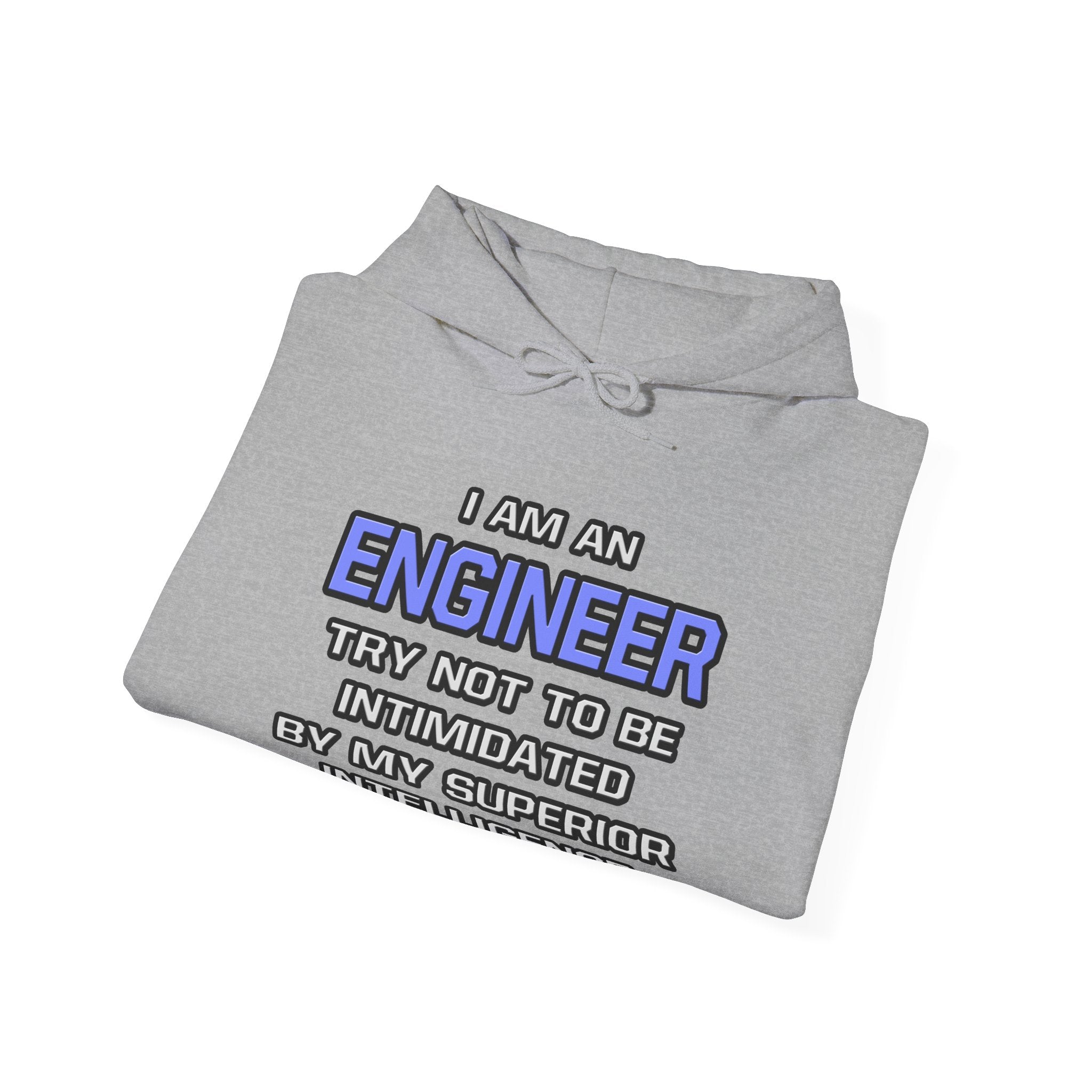 Engineer Joke ... Superior Intelligence - Unisex Heavy Blend™ Hooded Sweatshirt