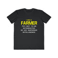 Farmer...Superior Intelligence - Men's Lightweight Fashion Tee