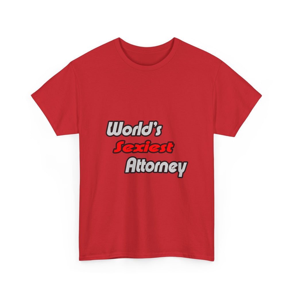 World's Sexiest Attorney - Unisex Heavy Cotton Tee