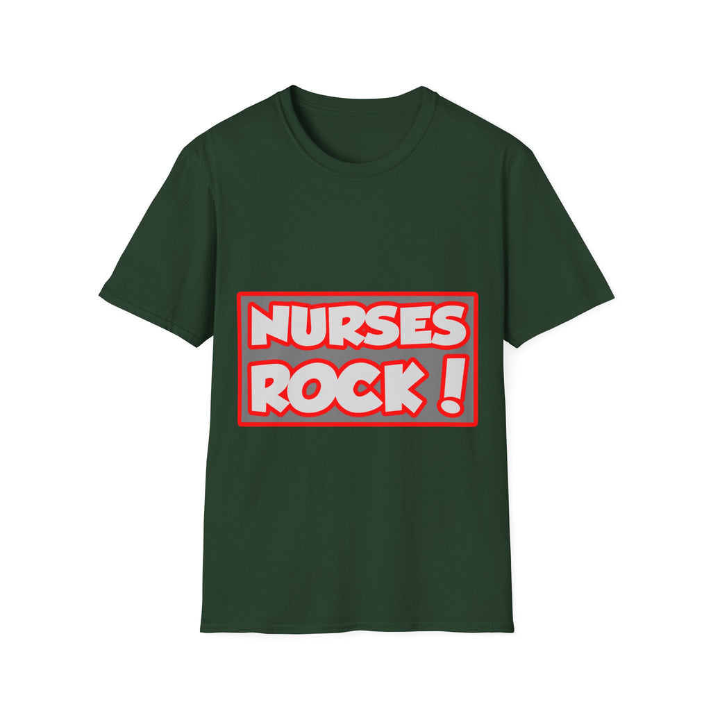 Nurses Rock! - Unisex Softstyle T-Shirt