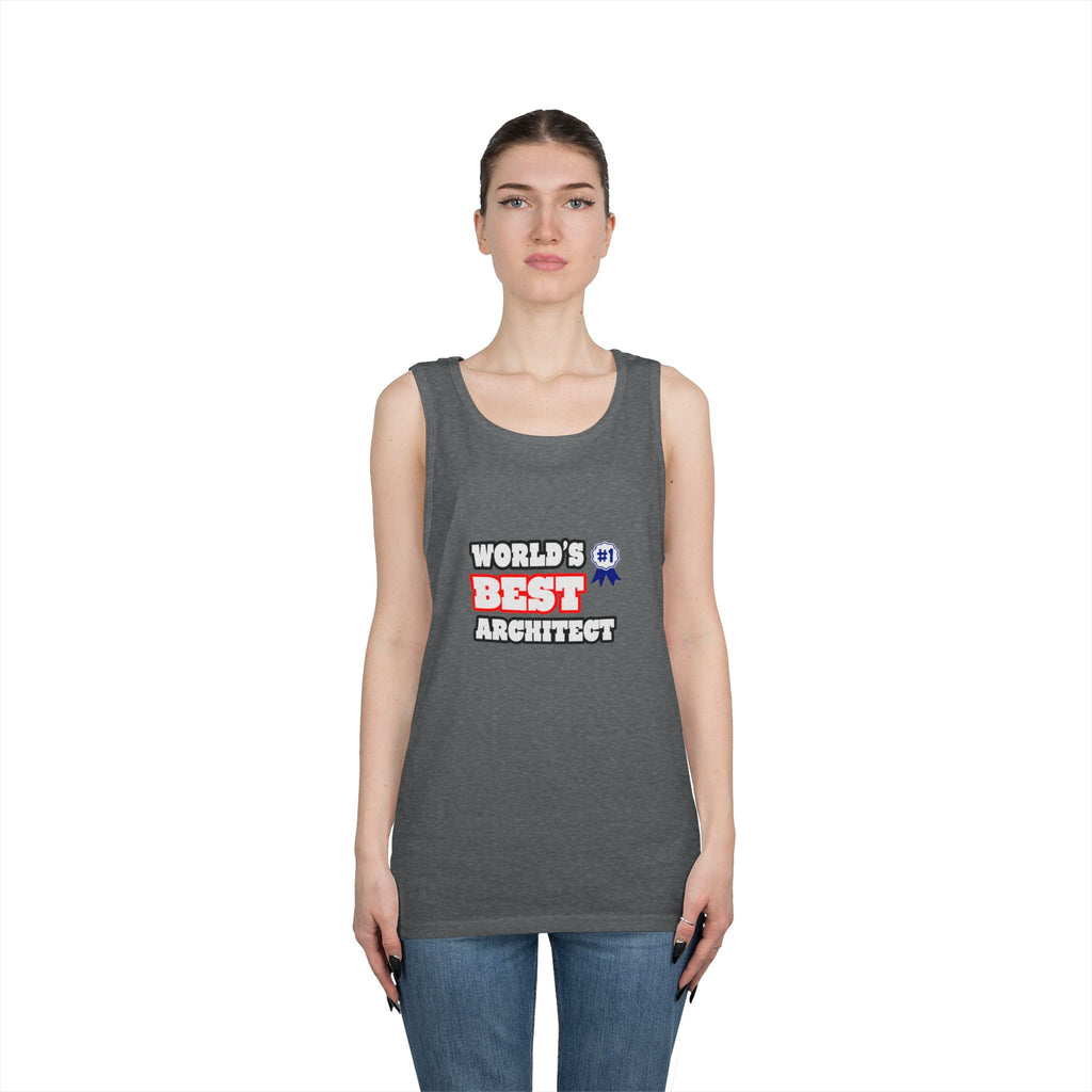 World's Best Architect - Unisex Heavy Cotton Tank Top