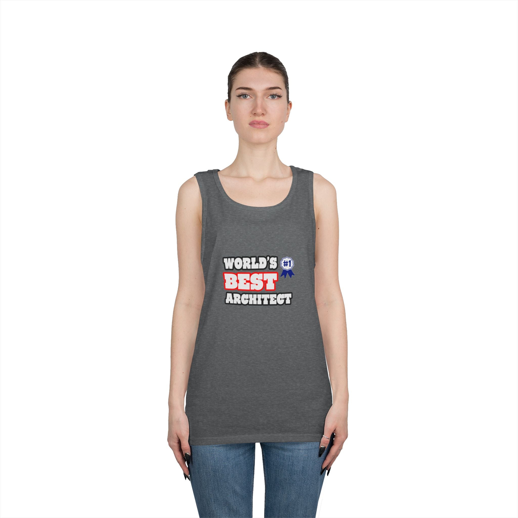 World's Best Architect - Unisex Heavy Cotton Tank Top