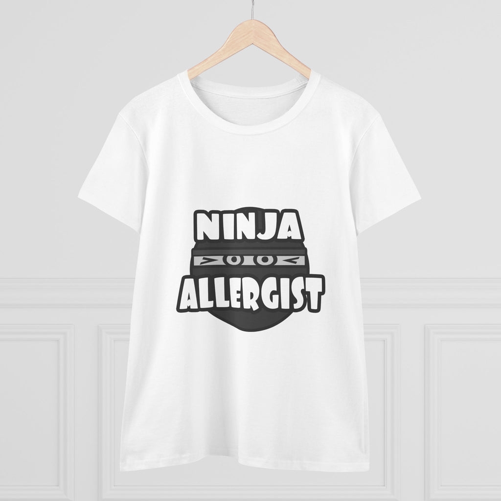 Ninja Allergist - Women's Midweight Cotton Tee