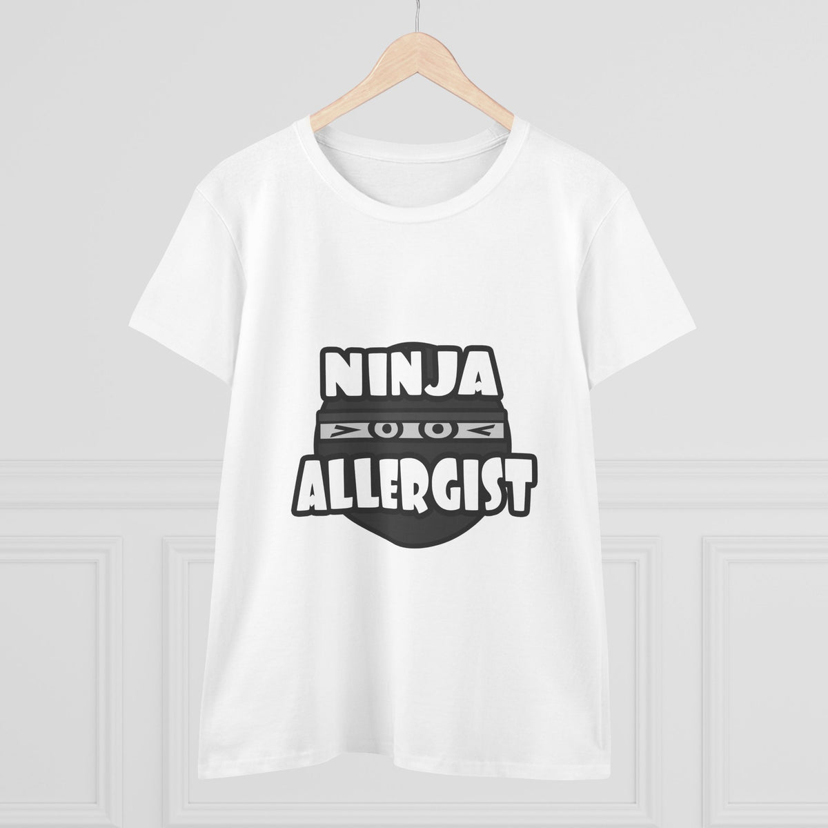 Ninja Allergist - Women's Midweight Cotton Tee