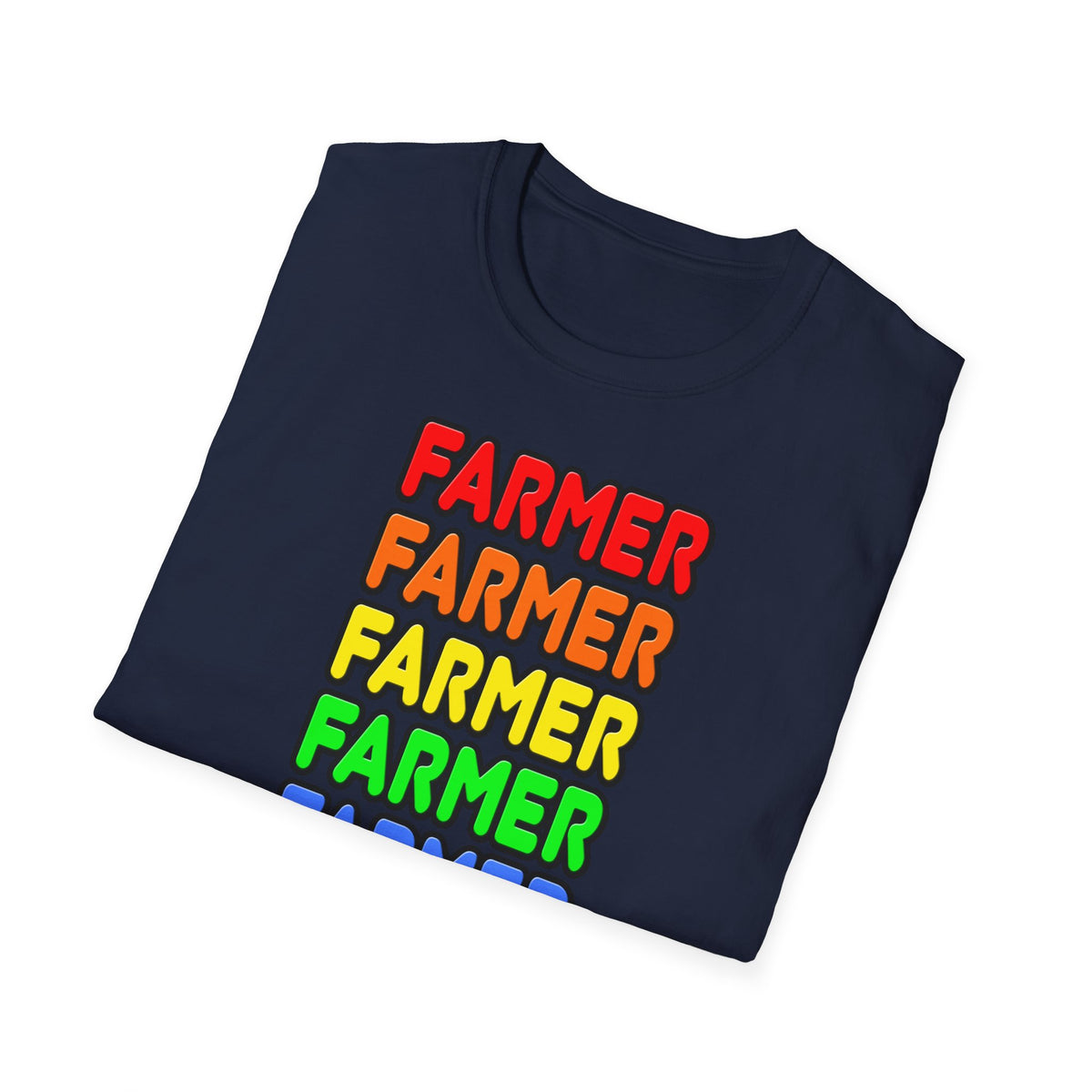 Rainbow Farmer - Unisex Softstyle T-Shirt