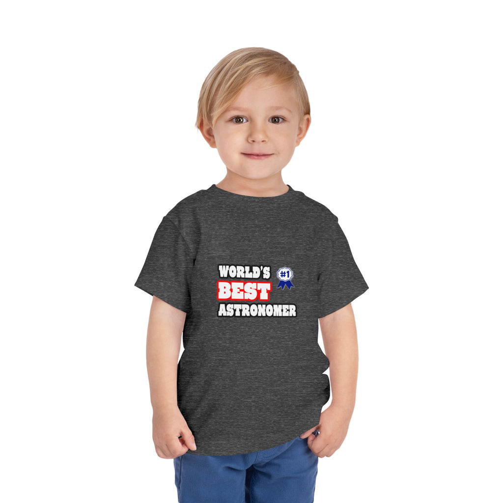World's Best Astronomer - Toddler Short Sleeve Tee