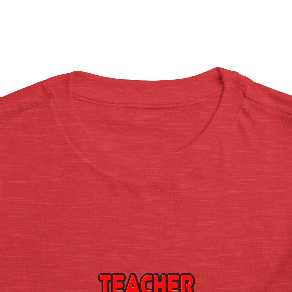 Rainbow Teacher - Toddler Short Sleeve Tee