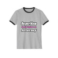 SuperMom Attorney - Unisex Cotton Ringer T-Shirt