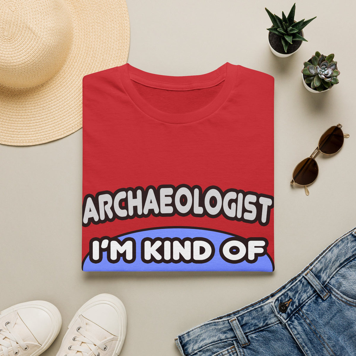 Archaeologist...Kind of a Big Deal - Unisex Softstyle T-Shirt