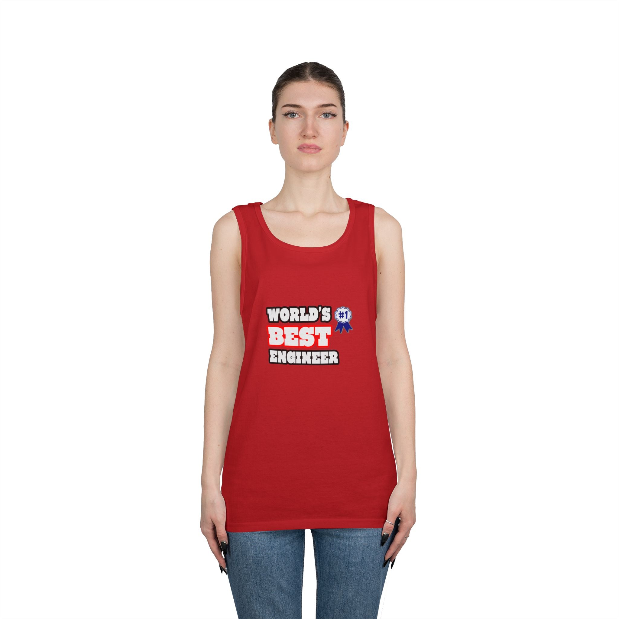 World's Best Engineer - Unisex Heavy Cotton Tank Top