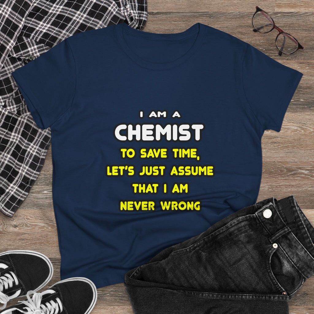 Funny Chemist T Shirts and Gifts - Women's Midweight Cotton Tee