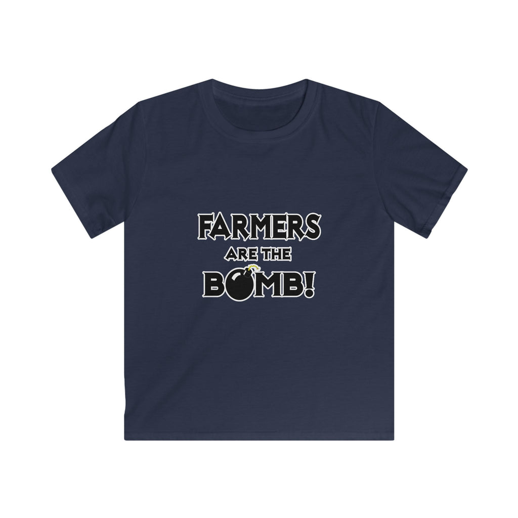 Farmers Are The Bomb! - Kids Softstyle Tee