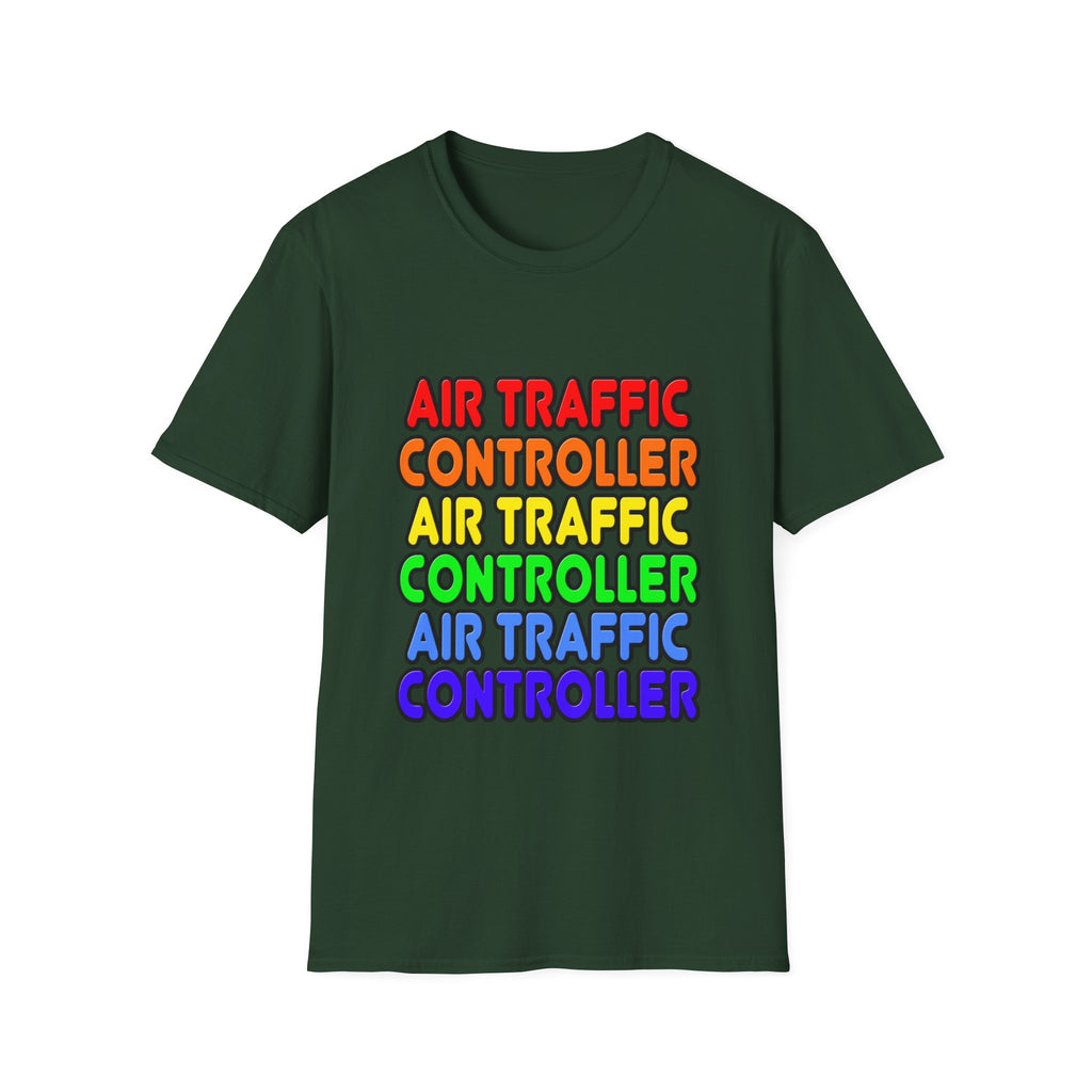 Rainbow Air Traffic Controller - Unisex Softstyle T-Shirt