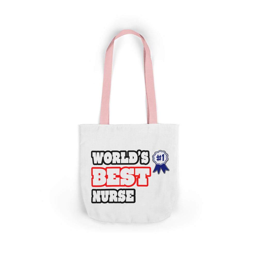 World's Best Nurse - Canvas Tote Bag, 5-Color Straps