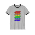 Rainbow Actuary - Unisex Cotton Ringer T-Shirt