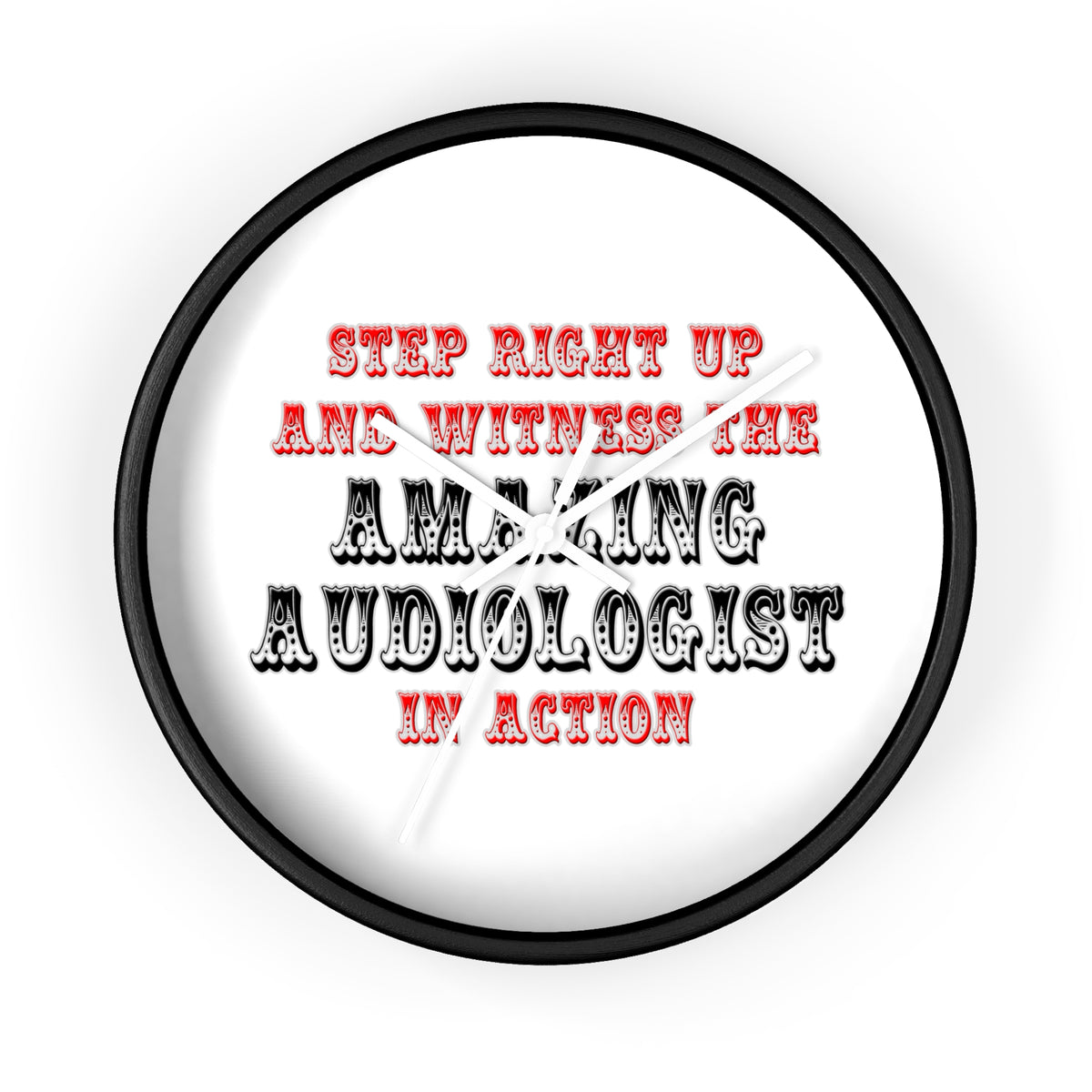 Amazing Audiologist In Action - Wall Clock