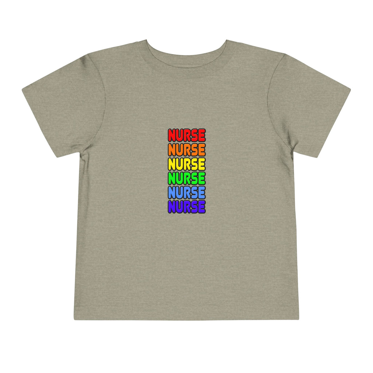 Rainbow Nurse - Toddler Short Sleeve Tee