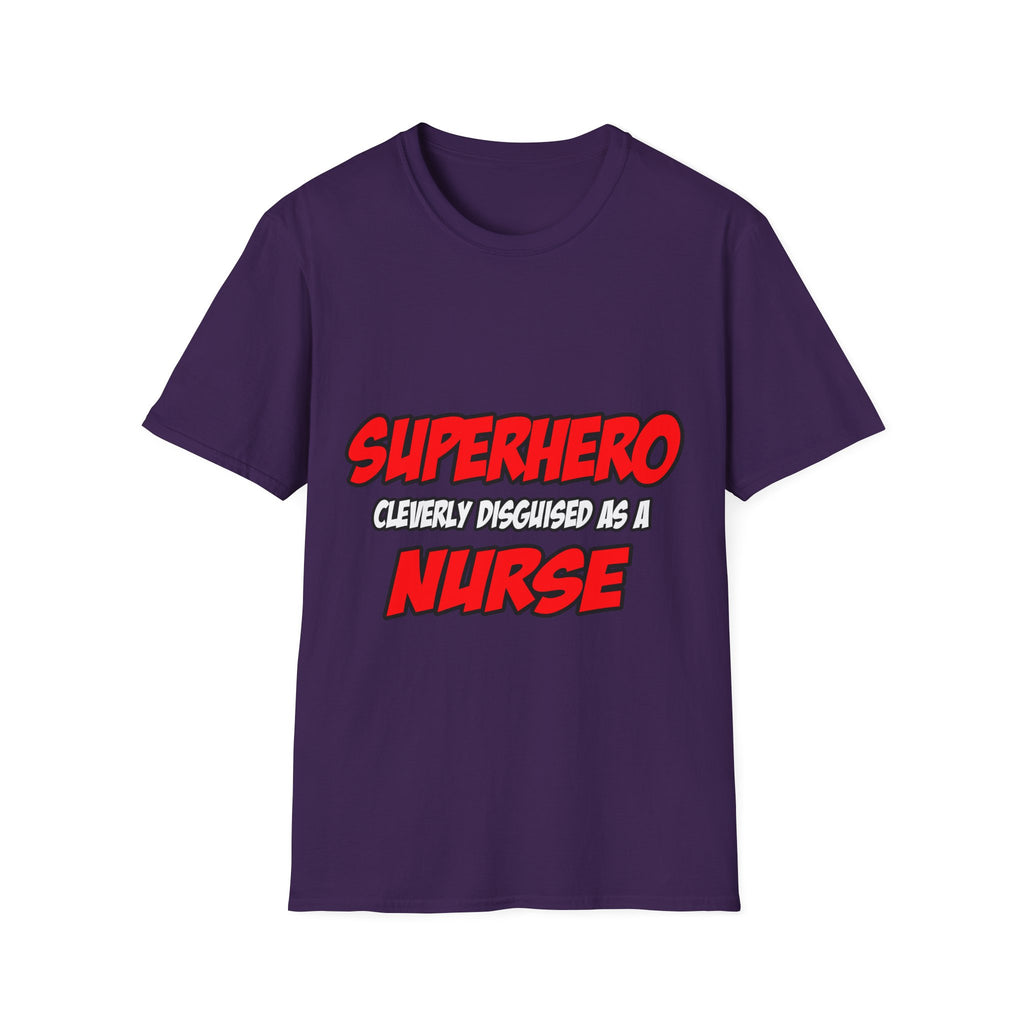 Superhero...Nurse - Unisex Softstyle T-Shirt
