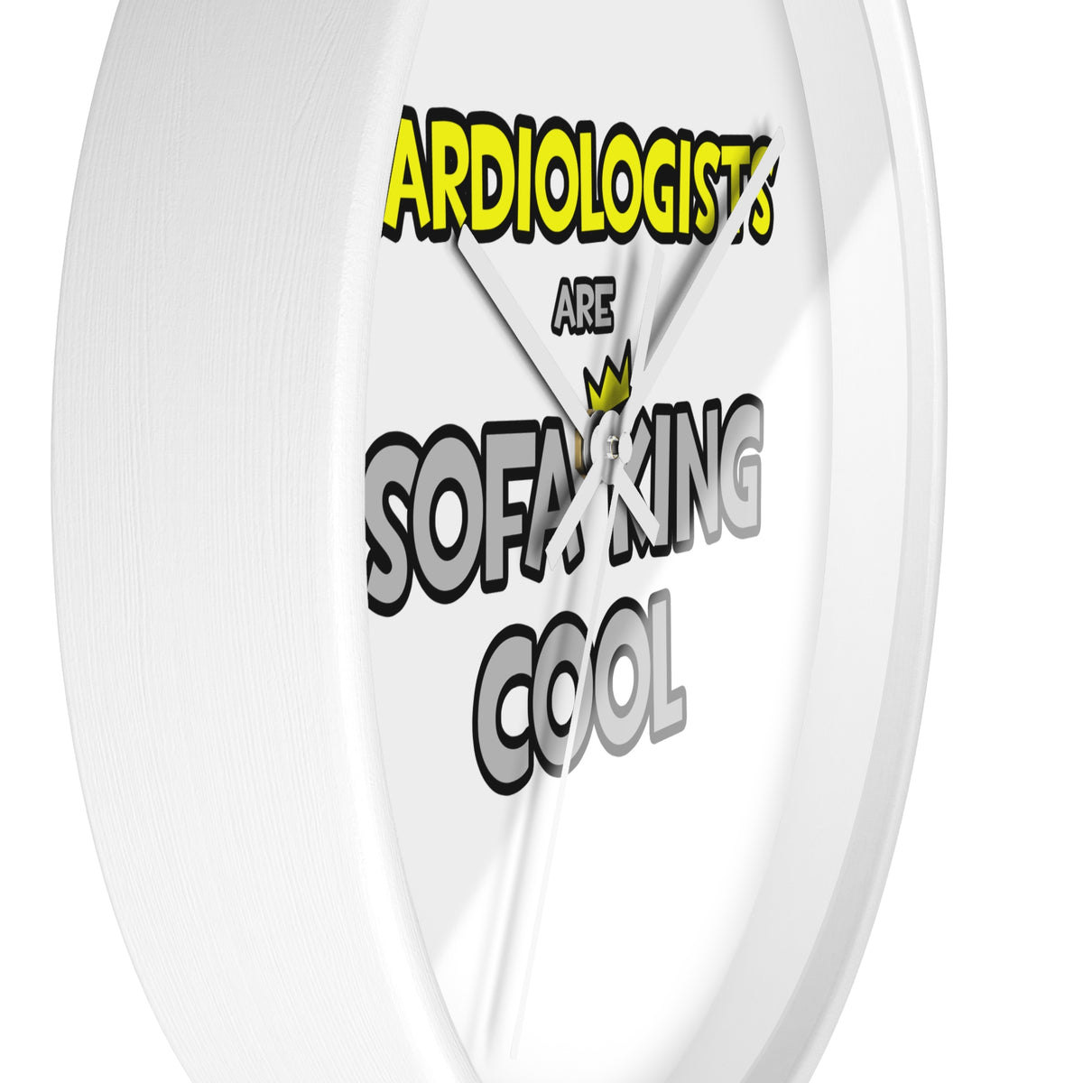 Cardiologists Are Sofa King Cool - Wall Clock